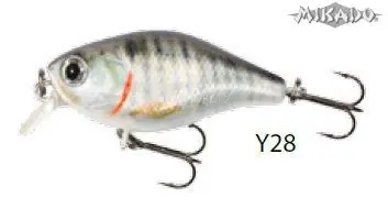 Akční Cena MIKADO WOBLER FISH HUNTER – BOLD HEAD 4CM 4 J67 Plovoucí / Agresive