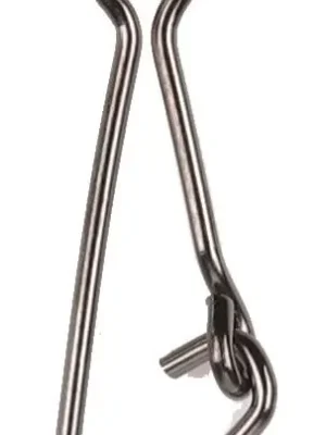 Značkový MIKADO Karabinka - HOOK - BN - Vel. 0 - Nosnost 10kg - 10ks