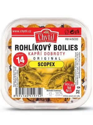 Akční Cena Chytil Rohlíkový boilies 14mm 32g Natur 14 mm