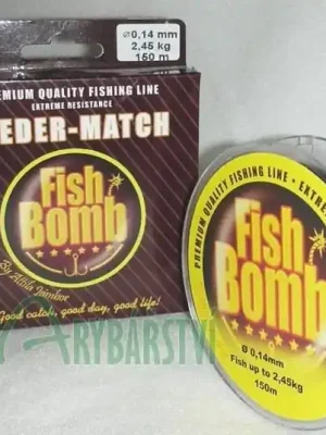 FISH BOMB Vlasec Feeder Match 150m 0.14 mm / 2.45 kg Kup Teď