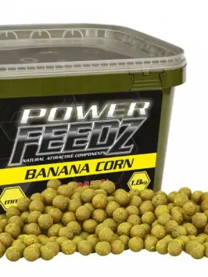 Zlevněný STARBAITS Boilie POWER FEEDZ Banana Corn 1.8 kg 24 mm 24 mm (Není skladem)