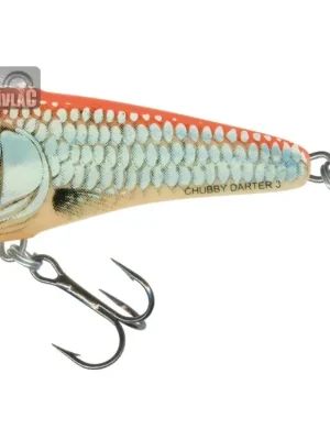 Značkový Wobler Salmo Chubby Darter 4cm Sinking Silver Red Orange