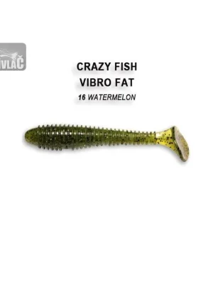Gumová nástraha Crazy Fish Vibro Fat 7,1cm 16 Watermelon (5ks) Koupit Online