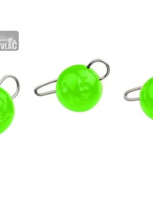Nakupujte Hned Wolframová čeburaška Spro Trout Master Tungsten Bottom Jig 1g UV Green (3ks)