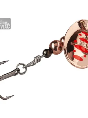 Pouze Dnes Rotační třpytka Gunki Dots Nude Spotted 2H Full Copper-Red 3,8g