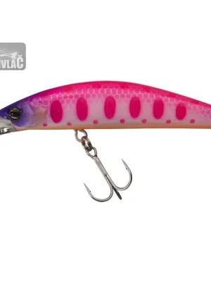 Originální Wobler ILLEX Tricoroll GT 72mm DR-F Pink Pearl Yamame