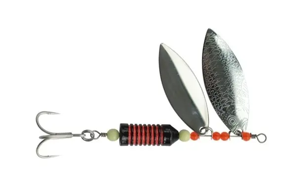 Must-Have Black Cat Hitman Twin Spinner - 80g Silver 1/0