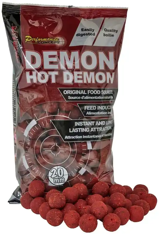 Sezónní Sleva STARBAITS Boilies Hot Demon 800g 20mm