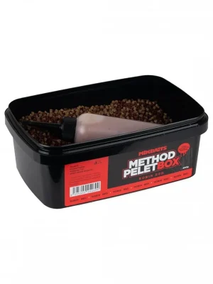 Akční Cena Mikbaits Method pelet box 400g + 120ml Activator - Robin Red