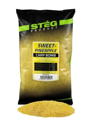 Nejlepší Cena Stég Krmítková směs CARP BOMB 1 kg Sweet pineapple