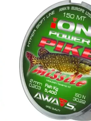 Tovární Cena AWA-S Vlasec ION POWER PIKE MISSILE 150m 0,286mm 10,20kg