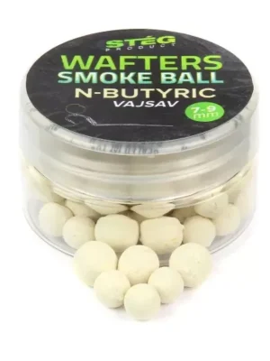 Stég Boilie Wafters SMOKE BALL 7-9 mm Butyric Acid 10g Akce