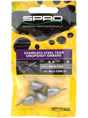 Značkový Zátěže Spro Stainless Steel Dropshot Sinkers