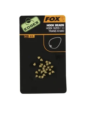 Zarážky na háček FOX Edges Hook Bead Khaki vel.7-10 Sezónní Sleva
