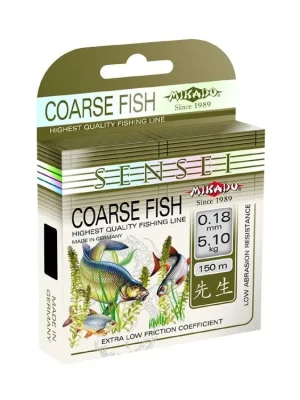 Vlasec - SENSEI COARSE FISH 0.22 mm - 150 m Nosnost : 6.50kg 1 cívka Koupit Online