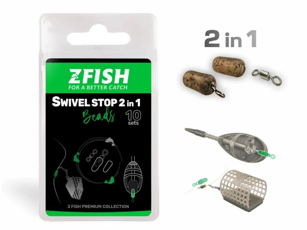 Akční Cena ZFISH Konektor Sviwel Stop Beads 2in1