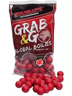Cenově Výhodný Starbaits Global Boilies Strawberry Jam 20mm 800g