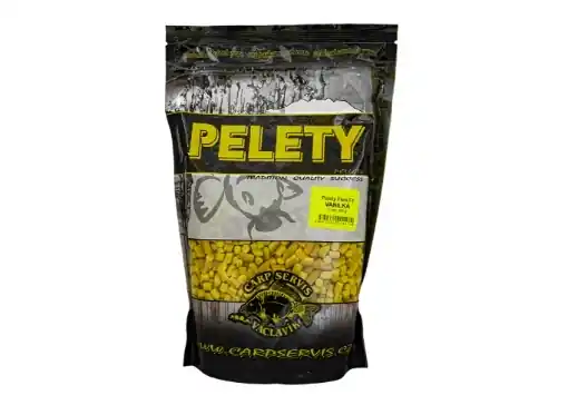 Levný CSV Pelety Fluo F1 - 800 g / 6 mm / Vanilka / Žlutá