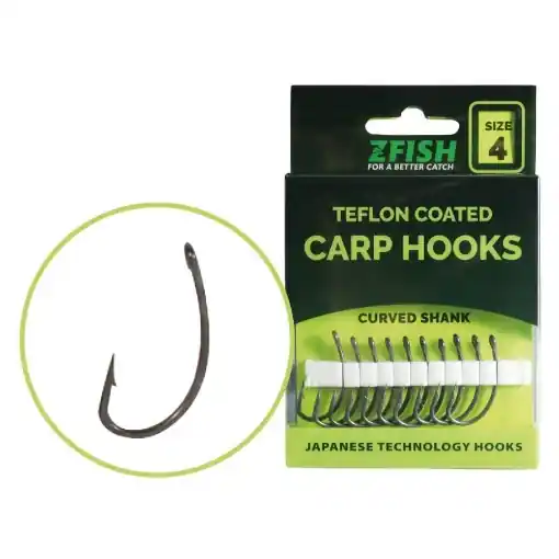 Zfish Teflonové háčky Curved Shank Originální