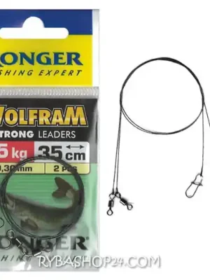 Wolframové lanko Konger 35cm, 15.0kg (2ks) Jen Po Omezenou Doba