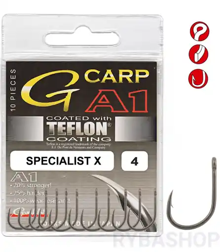 Gamakatsu G-Carp A1 PTFE Specialist X Hook #2 Cenový Hit