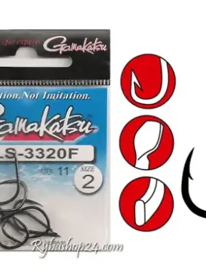 Gamakatsu LS-3320F Hook, vel.2 Autentický