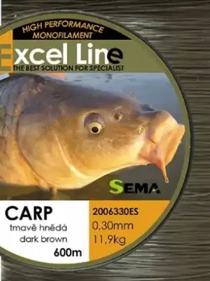 Koupit Online Sema Excel Line Carp 600m, 0.33mm 13.1kg