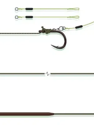 Bezpečná Platba MADCAT Quick Change Pellet Rig Návazec 0,90-1,35mm 65cm Háček #2/0 Potápivý