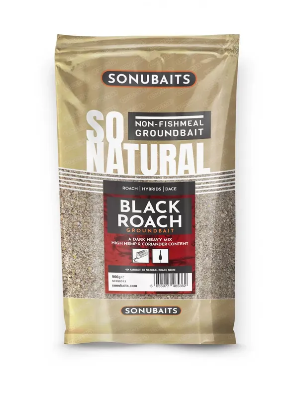 Sonubaits So Natural - Black Roach 900gr (S0780013) krmítková směs Zlevněný
