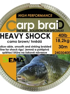 Cenová Bomba Sema Šňůrka Heavy Shock 30m 40lbs 18,2kg
