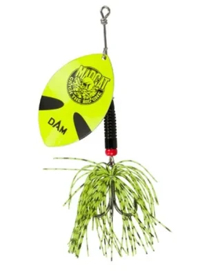 Hit Sezóny MADCAT Třpytka Big Blade Spinner 55g Velikost 3/0 Fluo Yellow