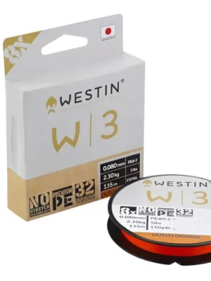 Westin Šňůra W3 8-Braid Dutch Orange 135m 0,10mm 3,5kg Dokud Zásoby Vydrží