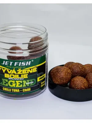 250ml-24mm Legend range Vyvážené boilie : CHILLI TUNA - CHILLI Pouze Dnes