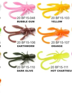 Top Prodej Dipované umělé nástrahy FishUP BAFFI Fly 38mm / 10ks Barva: Hot Chartreuse