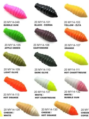 Dipované umělé nástrahy FishUP Maya 3,5cm / 2,2g - 8ks Barva: Black Top Prodej