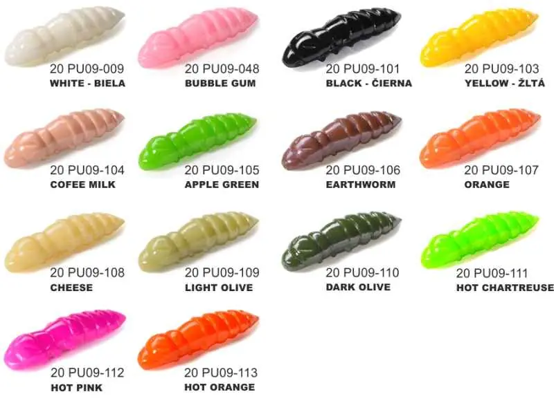 Dipované umělé nástrahy FishUP Pupa 23mm / 12ks Barva: Bubble Gum Jen Po Omezenou Doba