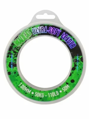 Sezónní Sleva Vlasec MADCAT 50M ULTRA-SOFT MONO LEADER 1.30MM / 75KG