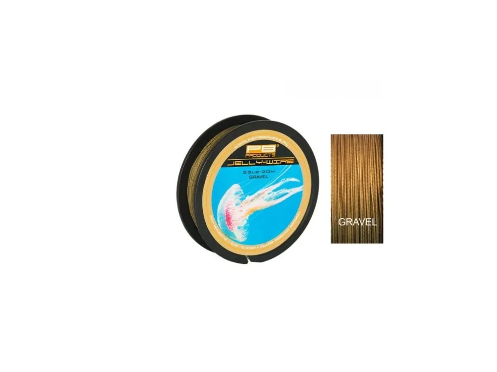 Ztužená návazcová šňůrka PB PRODUCTS JELLY WIRE 35LB 20M F.GRAVEL Bezpečná Platba